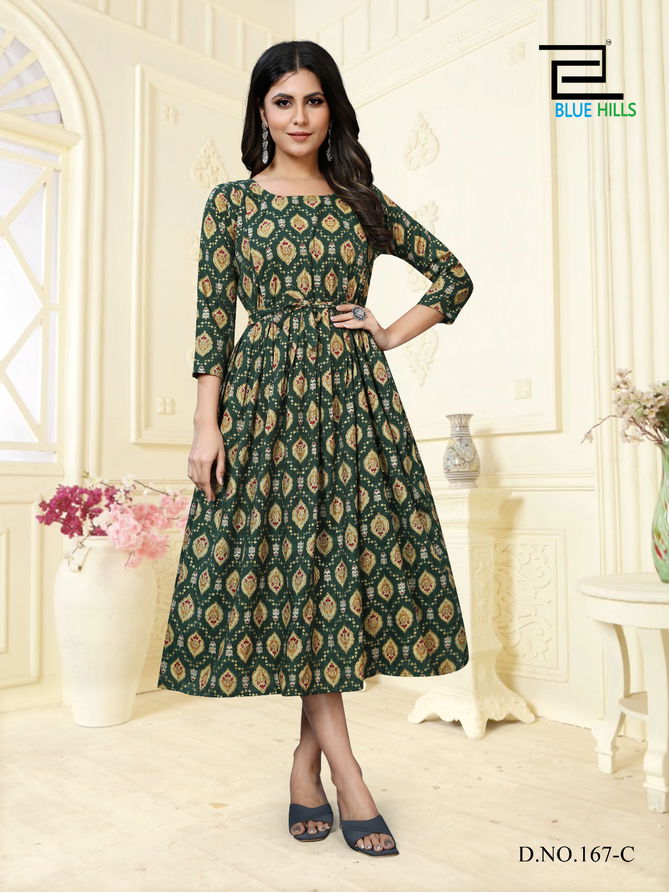 Little Things Vol 15 By Blue Hills Rayon Feeding Kurti Wholesalers In Delhi
